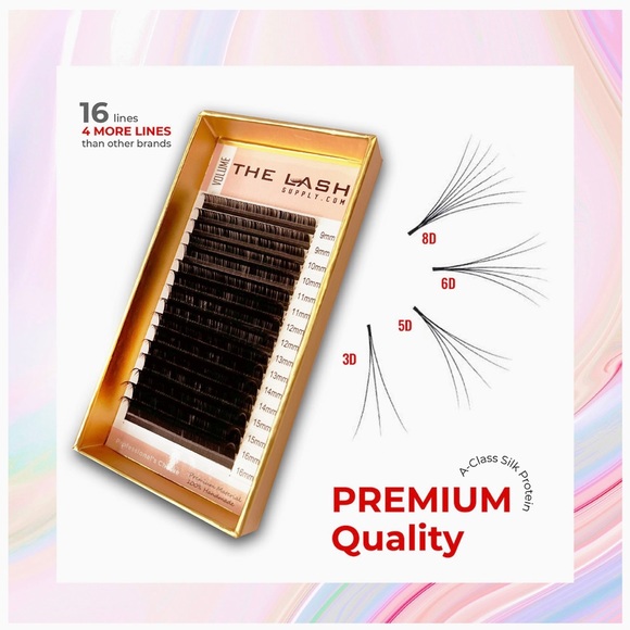 THE LASH SUPPLY | Premium Volume Eyelash Extension Professional Supplies - Picture 6 of 10